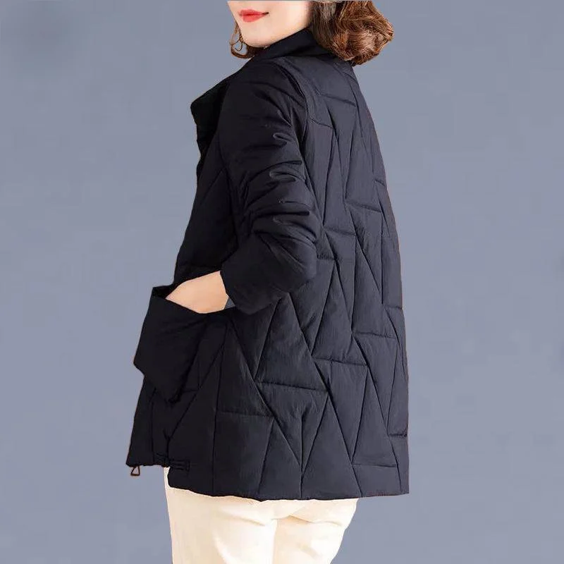 Parkas Women Stand Collar Down Cotton Overcoat Female Jacket Parka Thick Warm Cotton Padded Outwear 2023 New Winter Jacket