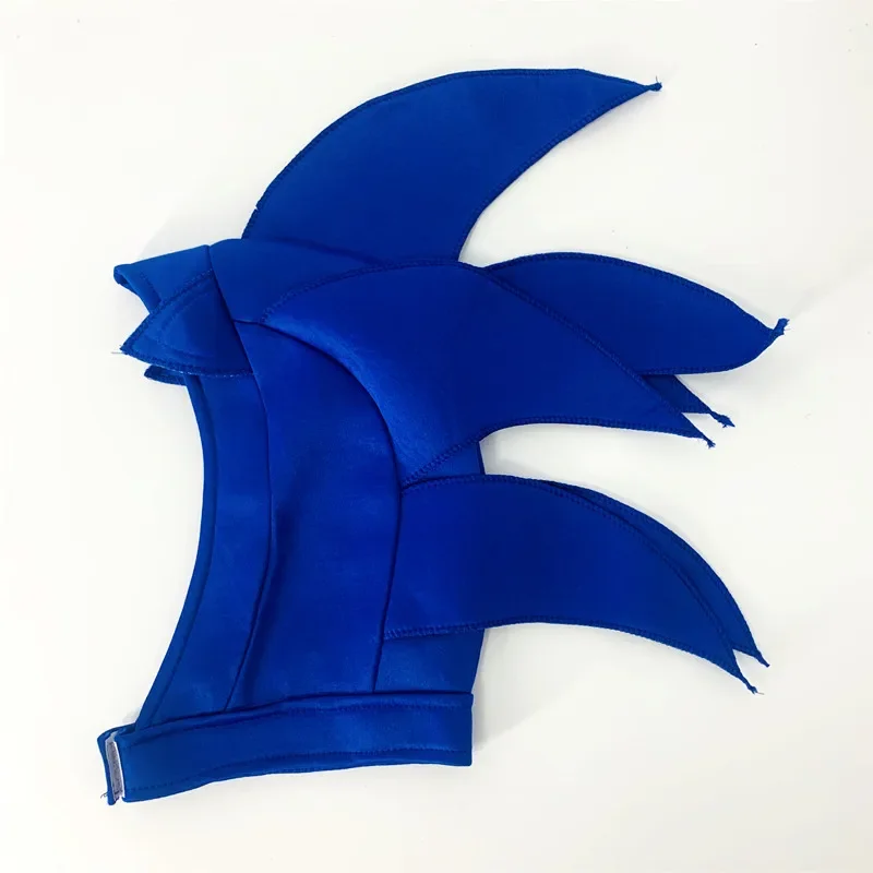 Anime Spiel Sonic Cosplay Kostüm Kinder Zentai Rucksack Set Halloween Party Performance Kostüm