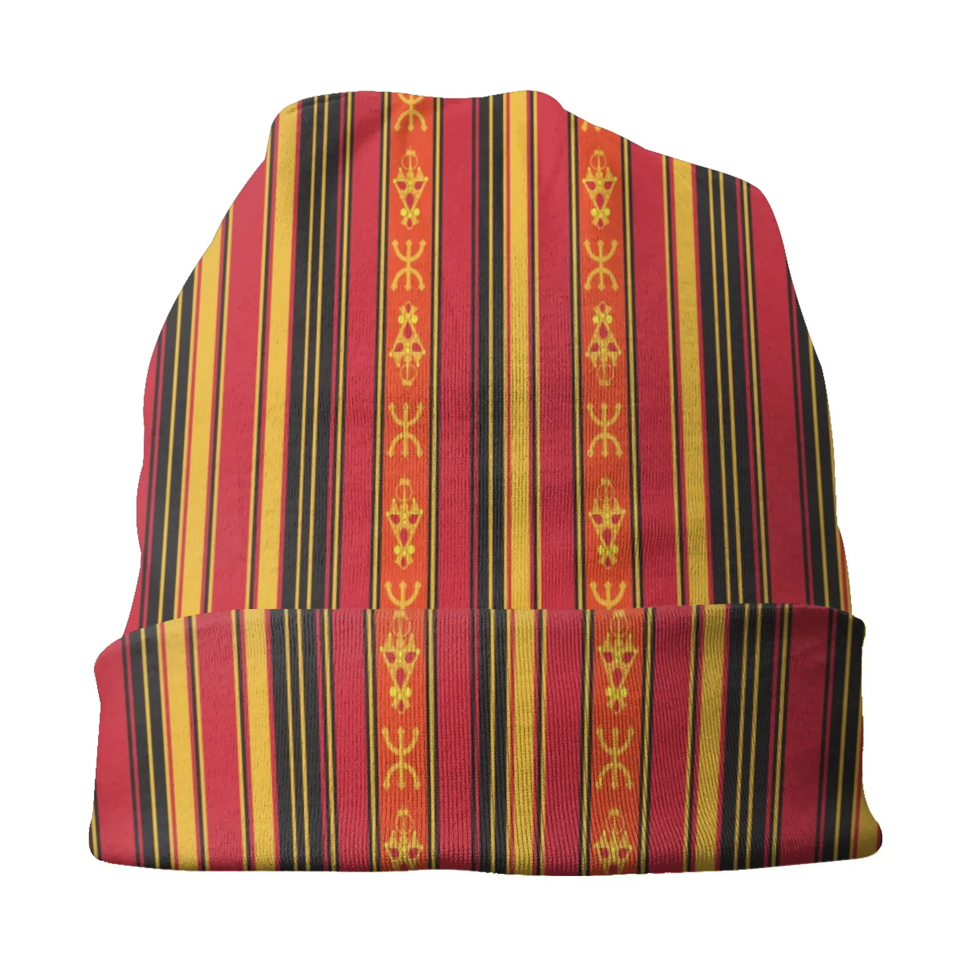 Z Imazighen Kabyle Jewelry Skullies Beanies Caps Unisex Fashion Winter Warm Knitting Hat Adult Amazigh Berber Ethnic Bonnet Hats