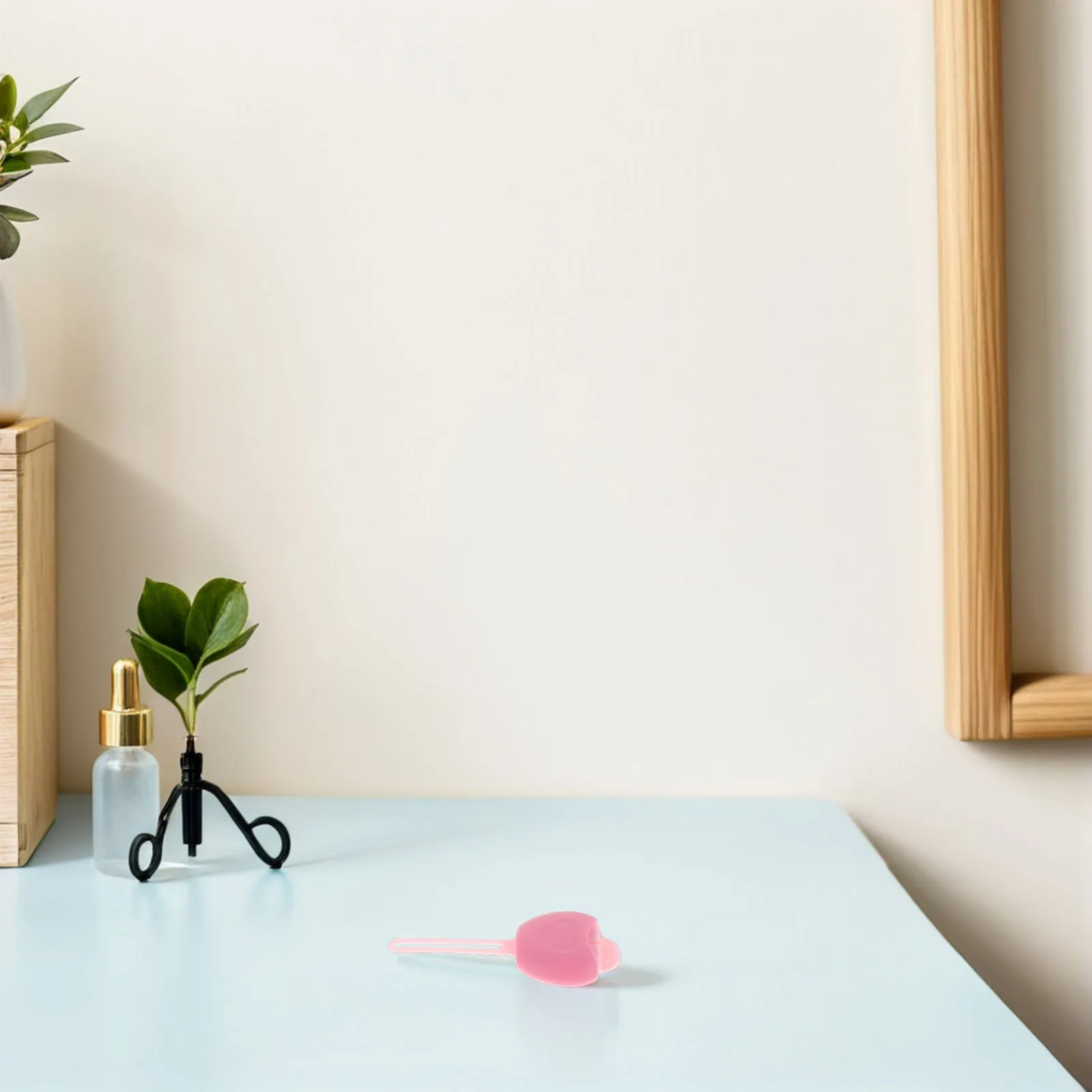 Porta Pennelli Labbra in Silicone Rosa Mini, Custodia Compatta Antipolvere da Viaggio per 3 Pennelli con Cinturino, Organizzatore per Pennelli da Trucco