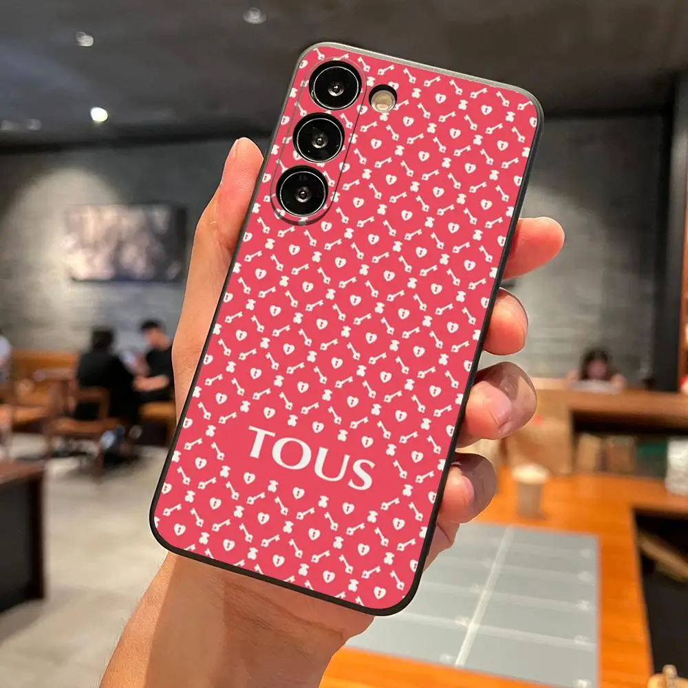 T-Tous-S Phone Case For Samsung S25 Ultra S24 S23 S22 S21 S20 Plus Fe Galaxy A54 A53 A34 A25 Silicone Cover