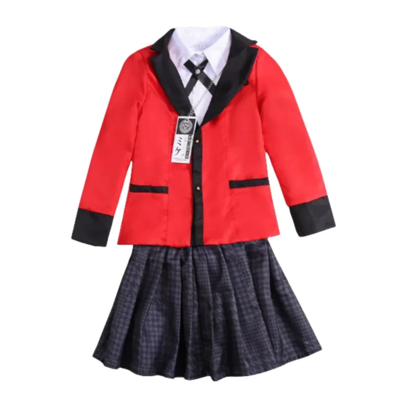 Anime Meari Saotome Kakegurui Compulsive Gambler School Uniforms Set Jabami Yumeko Cosplay Costumes