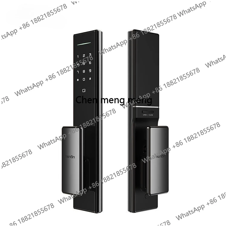 

3D facial recognition fingerprint lock with intelligent remote unlock and security door password function.