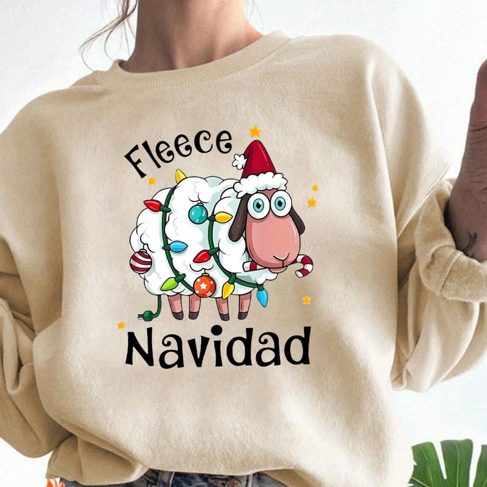 

Флисовая толстовка Navidad, удобная индивидуальная женская спортивная одежда, осенне-зимний теплый спортивный костюм, эстетичная спортивная одежда