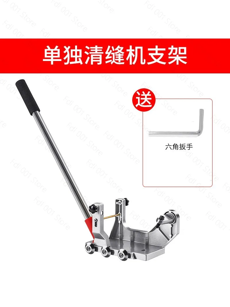 Stainless Steel Support Sponge Handle Push Rod Grouting Agent Application Tools for Electric Angle Grinding Machine
