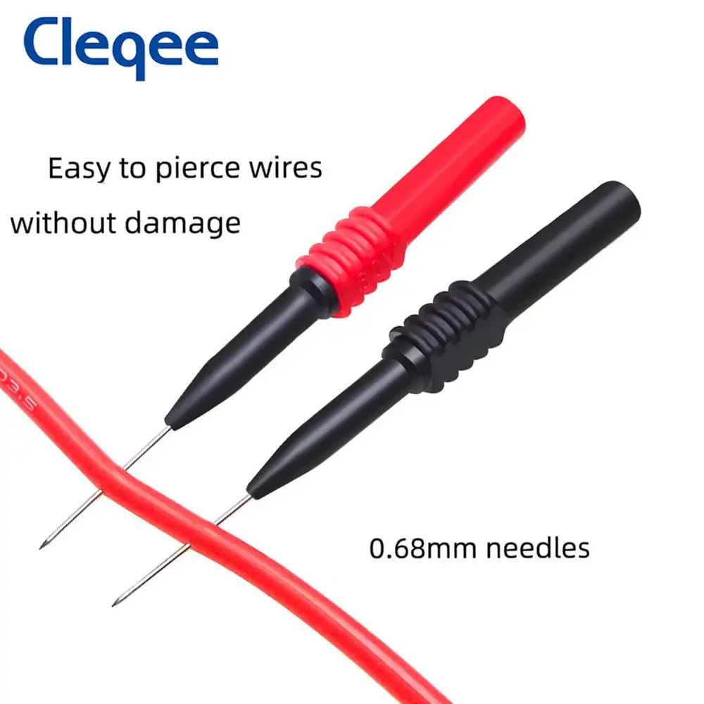 Cleqee P30009 5 قطعة معزول الظهر التحقيق سلك تحقيقات ثقب ، اكسسوارات السيارات اختبار التشخيص إصلاح أدوات إبرة