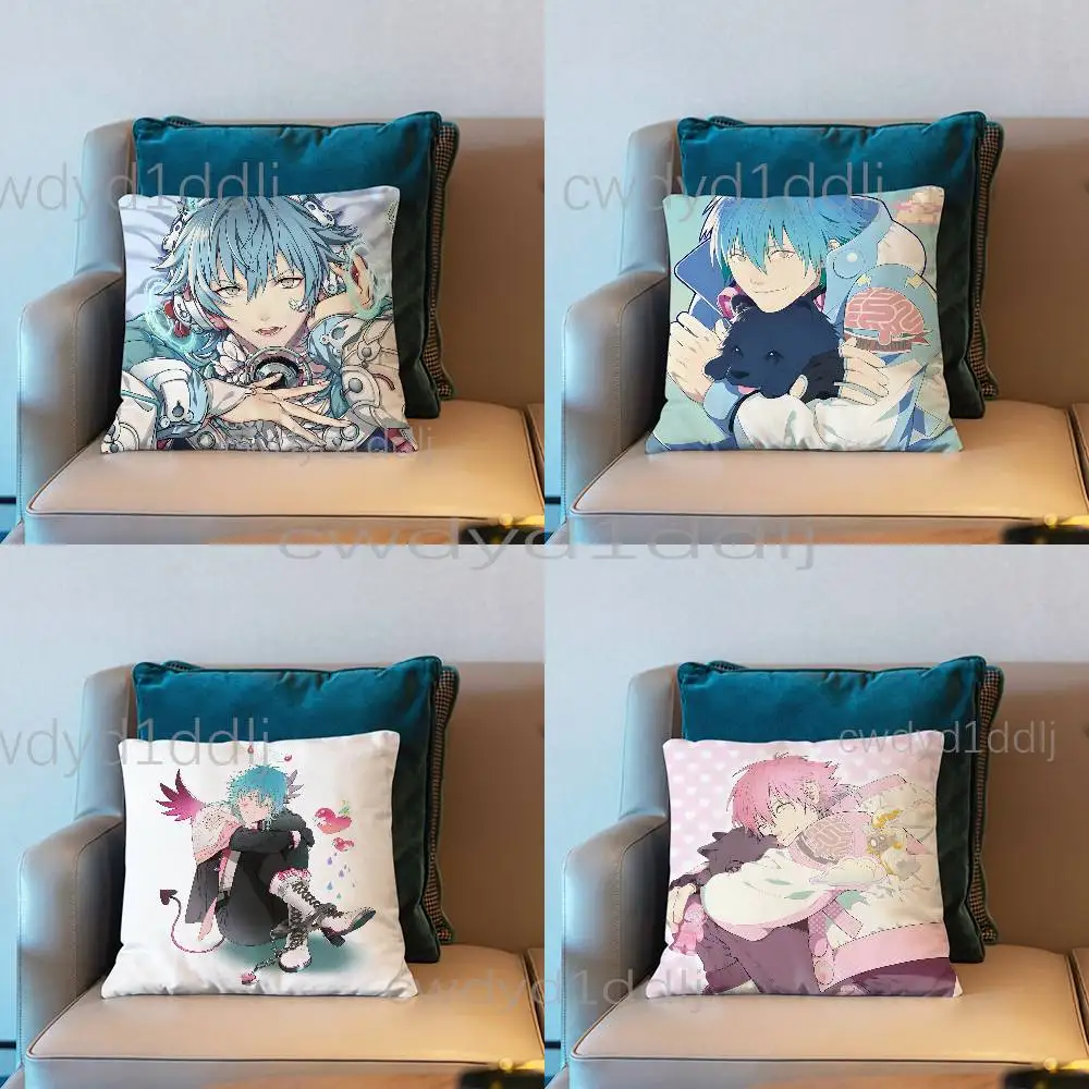 

Aoba Seragaki D-DRAMAtical Murder Pillow Case Short Plush Sofa Decorative Gift Home Double-sided Printing Cushio