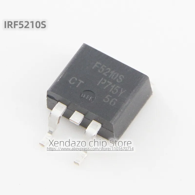 10pcs/lot IRF5210STRLPBF IRF5210S F5210S F5210 TO263-3 package Original genuine 40A/100V P-channel MOS field-effect transistor