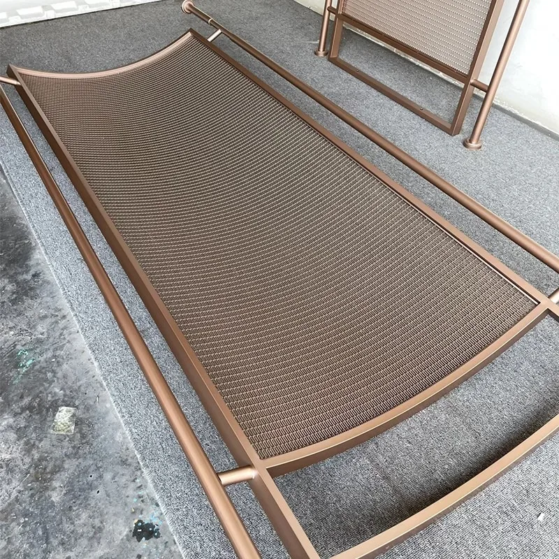 Stainless Steel Screen Lattice Partition Fence Metal Laser Hollow Glass Living Room Entrance Hollow Arc Screen