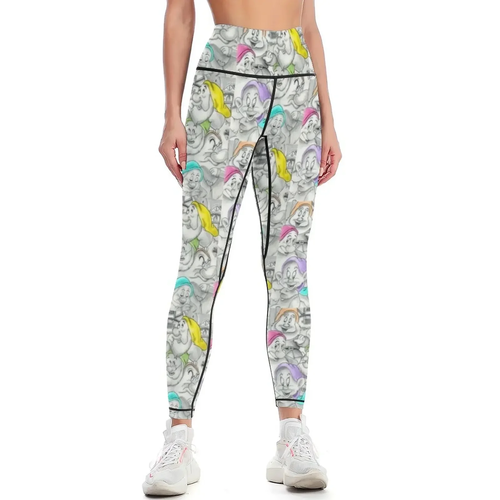 

The Dwarfs Leggings sports for gym Fitness woman gym's sportswear active wear Womens Leggings