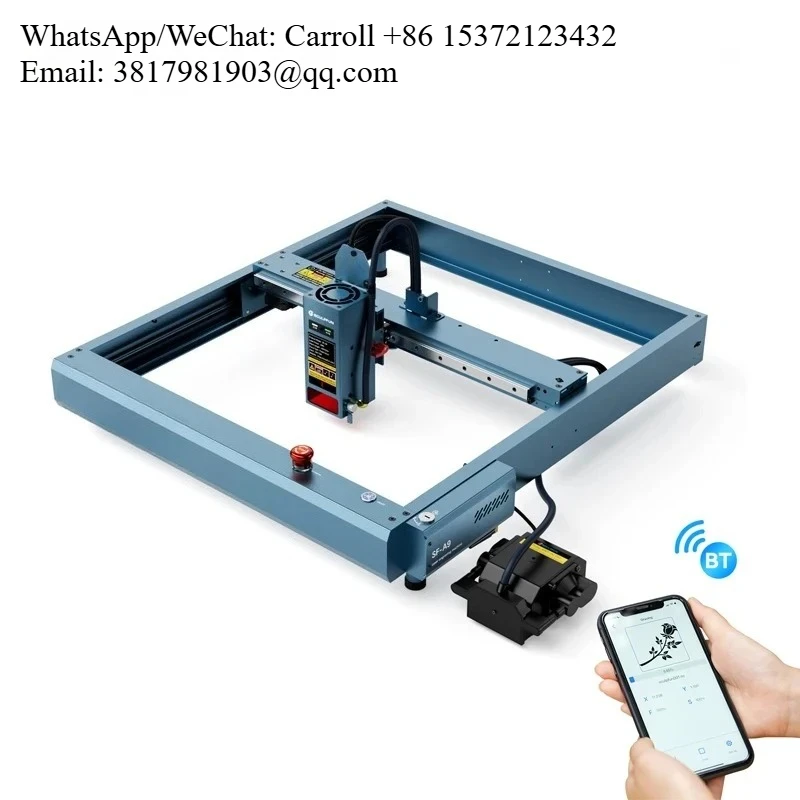SCULPFUN SF-A9 40W High Speed CNC Desktop Diode Lazer Engraver Automatic Metal Laser Engraving Machines With Fan Control