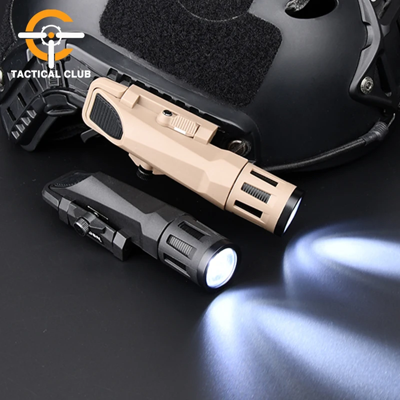 WADSN APL WML X Gen 2 White LED Flashlight Extended Version 400 Lumens Strobe Lamp Fit 20mm Rail Hunting Weapons Helmet Light