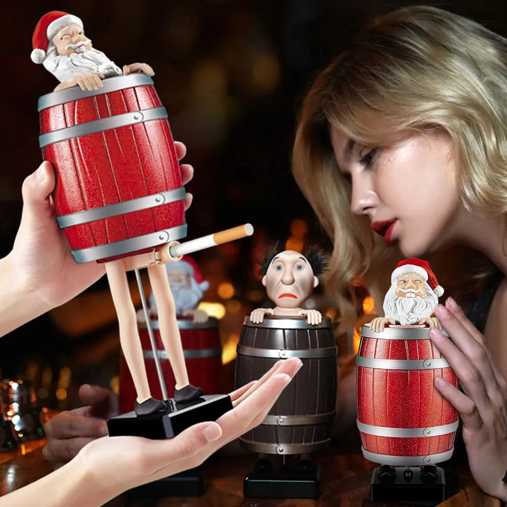 pop up cigarette dispenser for sale Pop Up Cigarette Dispenser for Sale: A Real-World Review of the Santa Claus  Wooden Barrel