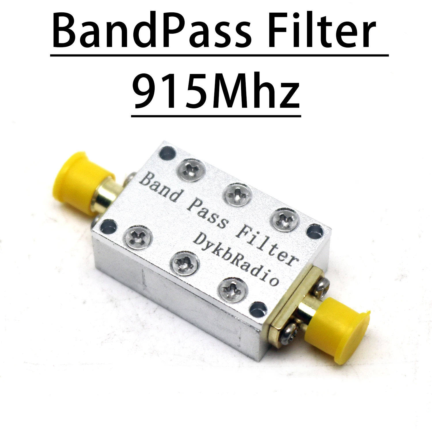CNC SMA Bandpass Filter 433Mhz 868Mhz 915Mhz 1090Mhz 2.4Ghz 5.8Ghz BPF 1dB Bandbreedte RF signaal drone LORA Helium Mijnwerker SDR