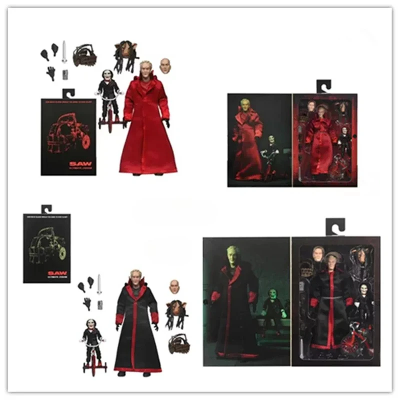 

【In Stock】NECA Chainsaw Killer Frightening Red Robe Jigsaw Deluxe Edition 7inch Action Figure Animation Model Toy Collection