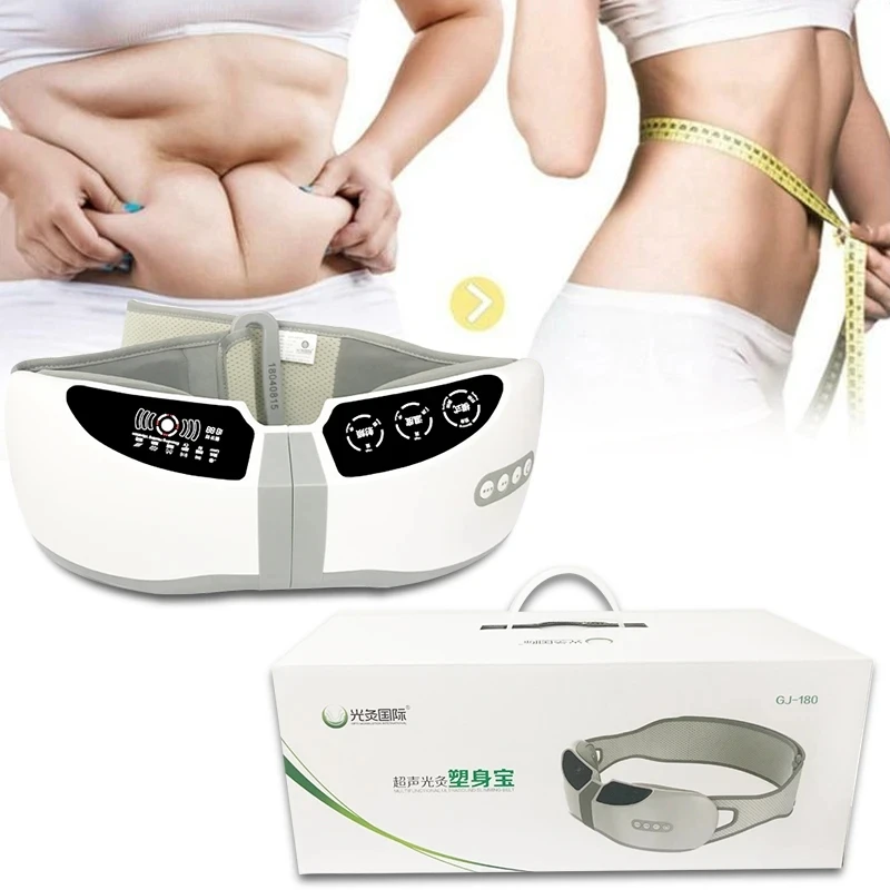 Fat Burning Belt Vibrator Cold Laser Lipo Red Light Therapy Wrap Slimming Body Shaping Ultrasound Home Use Medical Instrument