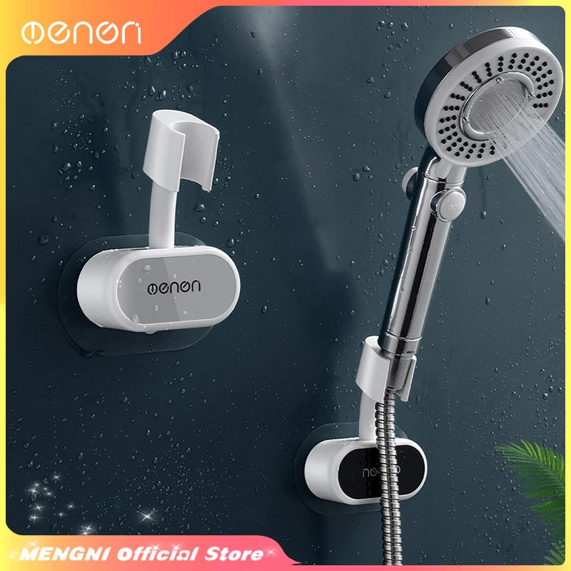 

MENGNI Adjustable Shower Head Holder, Douche Holder, Wall Mount, Fixing Stand, Bathroom Accessories Sets