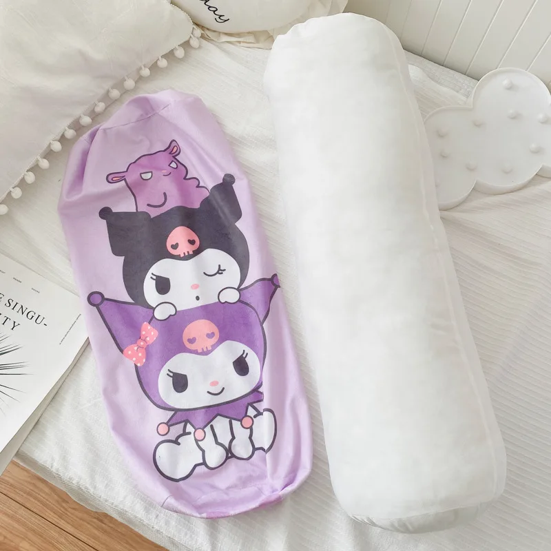 Sanrios Cinnamoroll Kuromi kreskówka śliczna pluszowe wypełnione poduszka lalka Anime poduszka na sofę dekoracja urodzinowy prezent świąteczny dla przyjaciół