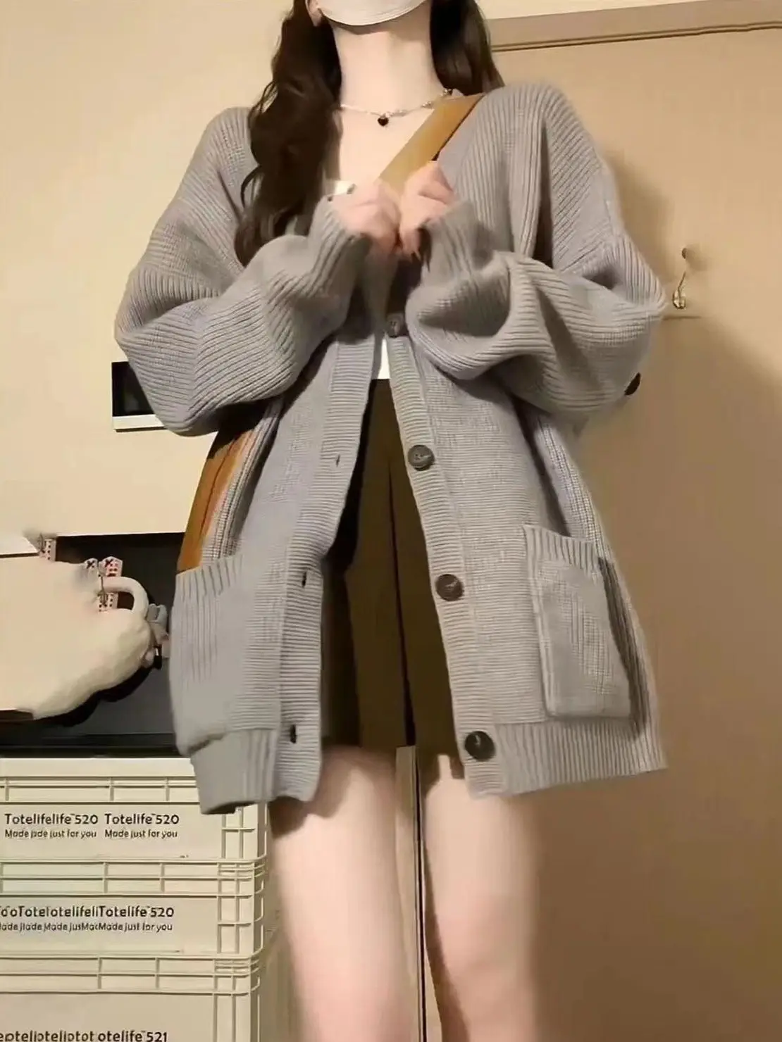 Suéter is de Punto para Mujer, Hoado, ueso, Estilo Nuevo de Otoño Invierno, Ropa Exterior, orme Jk, Top NS, Manga L...