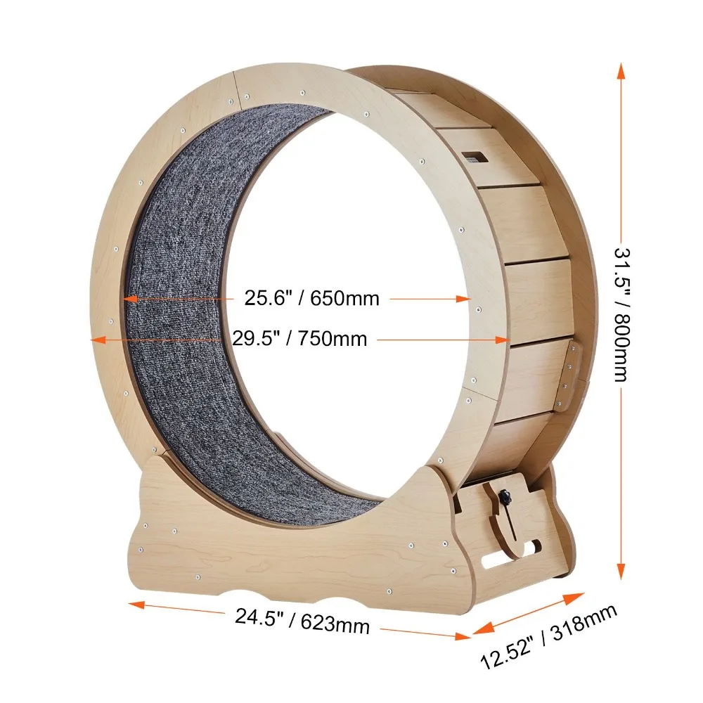 Large Silent Cat Exercise Wheel 5