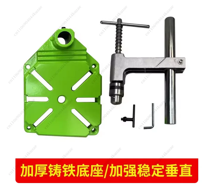 Micro Manual Vertical Tapping Machine - Handheld Adjustable Tap Wrench with Extended Ratchet Arm (Desktop Compatible)