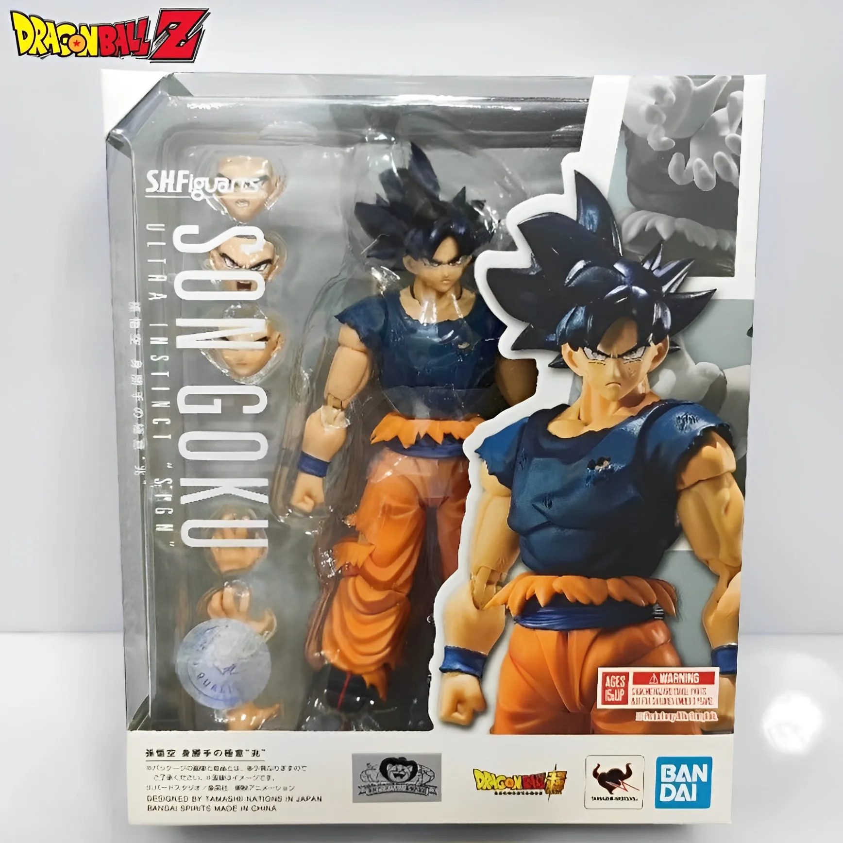 

New Bandai Original Shfiguarts Son Goku Ultra Instinct Sign Dragon Ball In Stock Anime Action Collection Figures Toys Model Gift