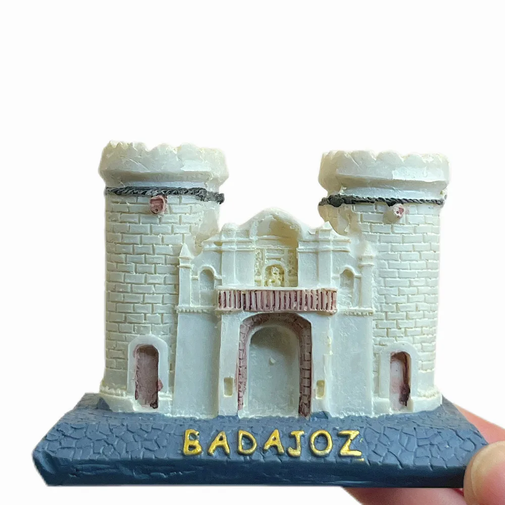 Spain Landmark Resin Figurine Ornament, Spanish Historic Building Table Decor, Travel Souvenir Gift & Collectible