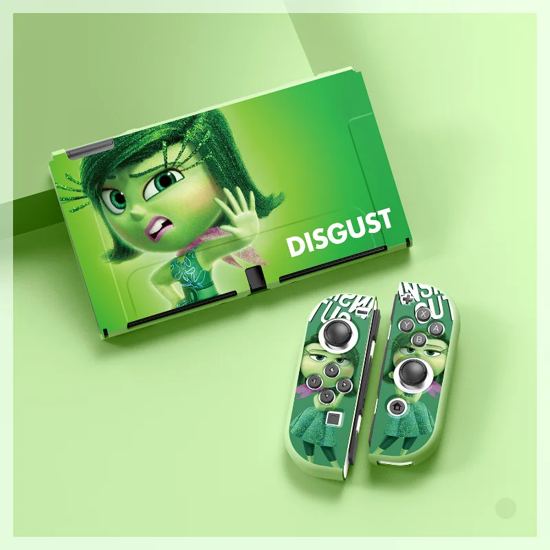 เคสป้องกัน Disney Inside OUT 2แบบนิ่มสำหรับ Nintendo Switch เคสโอแอลอีดีเคสป้องกันการสั่นสะเทือนอุปกรณ์เสริมเคสของขวัญ