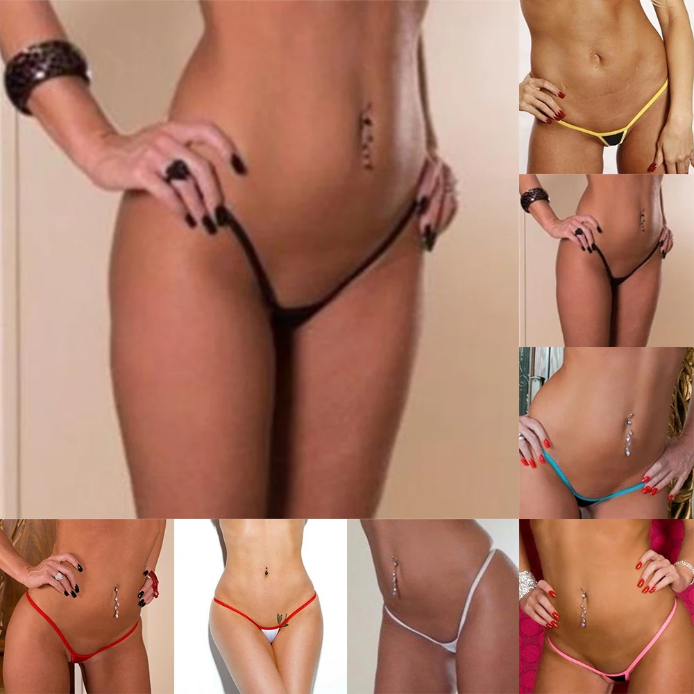 Women Thongs And G Strings Low Rise Micro Briefs Small Panties Underwear Thong T-Back Inmitate Lingerie Slip Bikini String