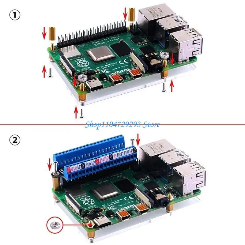 Y2GD para módulo placa ruptura del bloque terminal GPIO para 4B