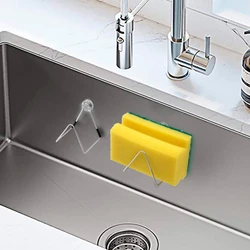 Drain Rack Kitchen Sponge Holder for Sink Detachable Cleaning Cloth Shelf Dish Drainer Accesso