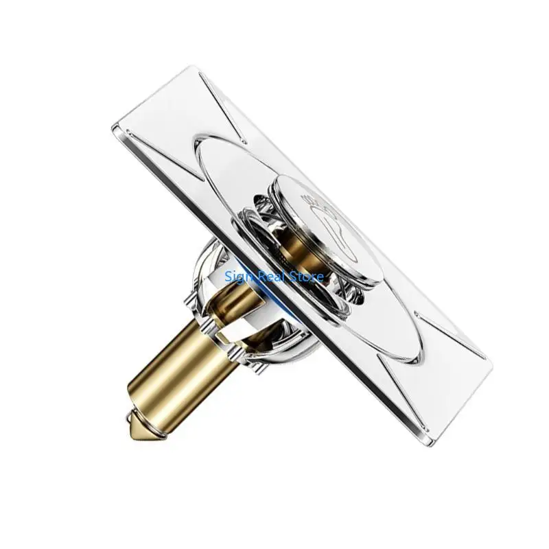 

Shower Drain Bounce Type Foot Floor Drain Shower Room Push Down Drain Plug 41XB