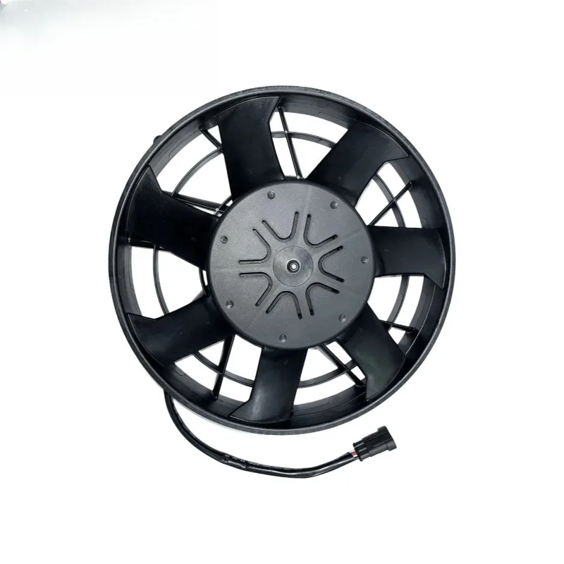 Brushless condenser fans for bus air conditioning cooling systems