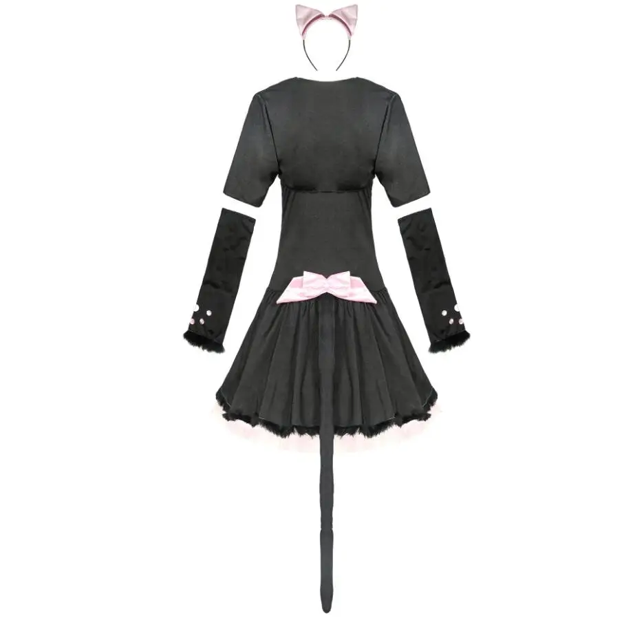 Déguisement Lapine Noire Sexy – Robe, Oreilles, Gants et Cape – photo 6
