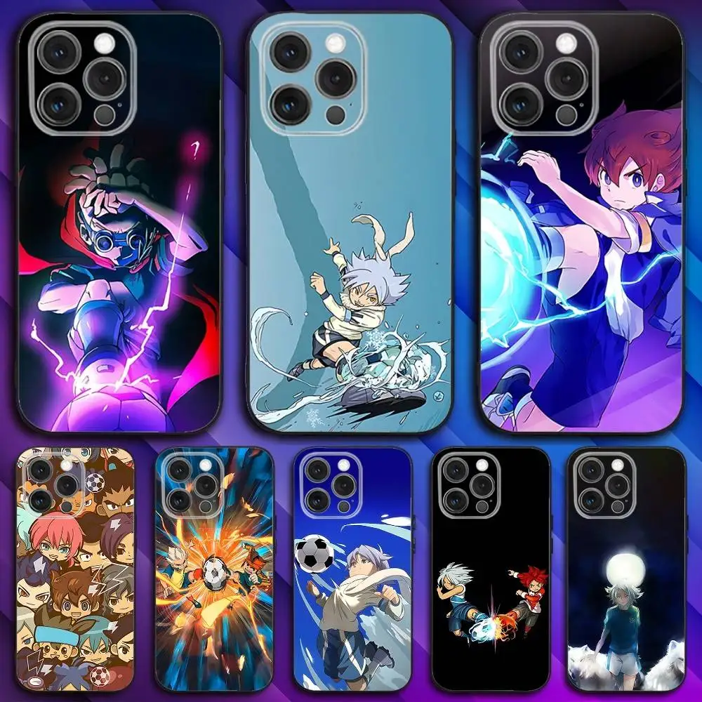 

I-Inazuma Game E-Eleven Phone Case For iPhone 17,16,15,14,13,12,11,Pro,Max,Plus,X,XS,SE4,E,Mini,Soft Black Case