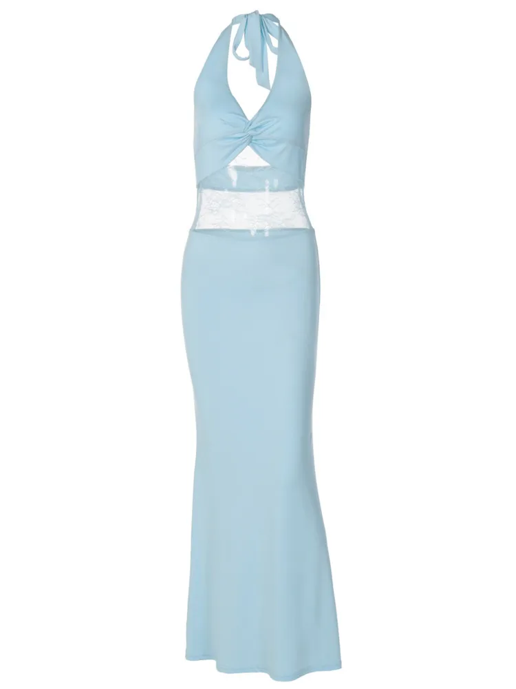 القطب الشمالي أنيقة بلا أكمام الدانتيل المرقعة نادي الحفلات فستان سهرة المرأة مثير عارية الذراعين Bodycon فستان رسمي الخريف جديد Vestidos