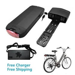 36V 48V 24V Rear Rack Lithium Battery Pack 10.4Ah 13Ah 20 24Ah for Phylion XH370-13J Joycube wall-es 750W Replacement Ebike Akku
