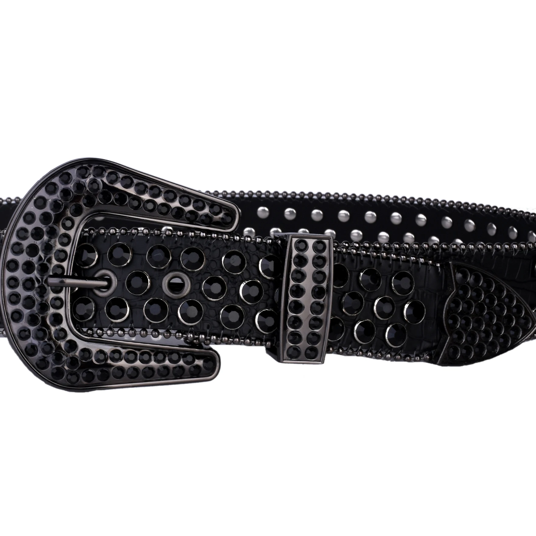 Studded Rhinestone Belts Women Fashion Belt Shiny Pu Leather Belt, Wedding Party Belt Couple Valentines Gifts For Girlfriends