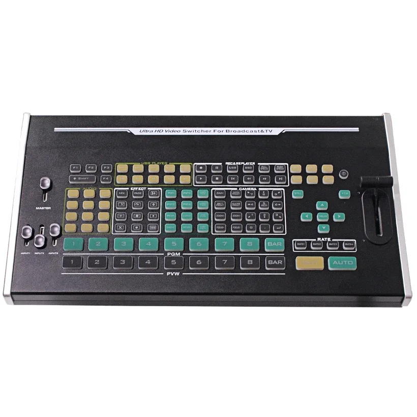 DeviceWell UHS6616P 4K 8-Channel Video Switcher for Radio & TV Broadcasting Equipment