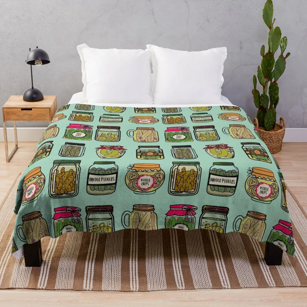 

Одеяло Pickle Jar Art, свободное тяжелое одеяло для сна, диванное одеяло для детских одеял