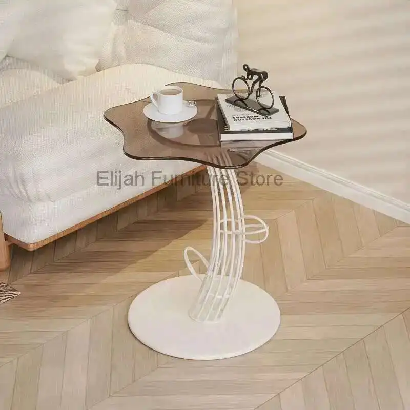 

Bedroom Bedside Shelf Luxurious Cloud Shaped Round Bedside Cabinet Modern And Simple