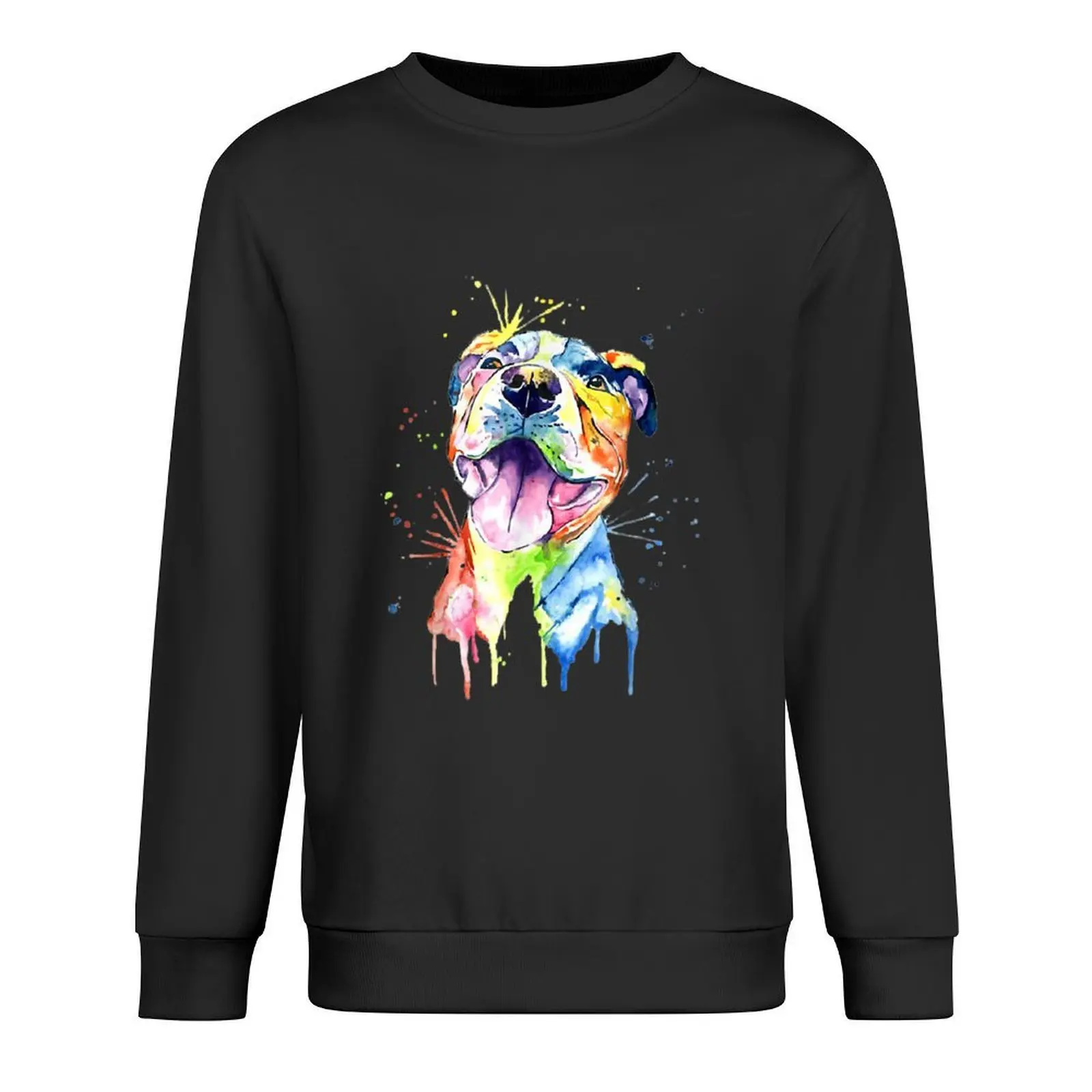 

Pit Bull Artistics Funny Pibble Cute Sweet Gift Birthday Pullover anime clothing japanese style clothes for men new sweatshirts