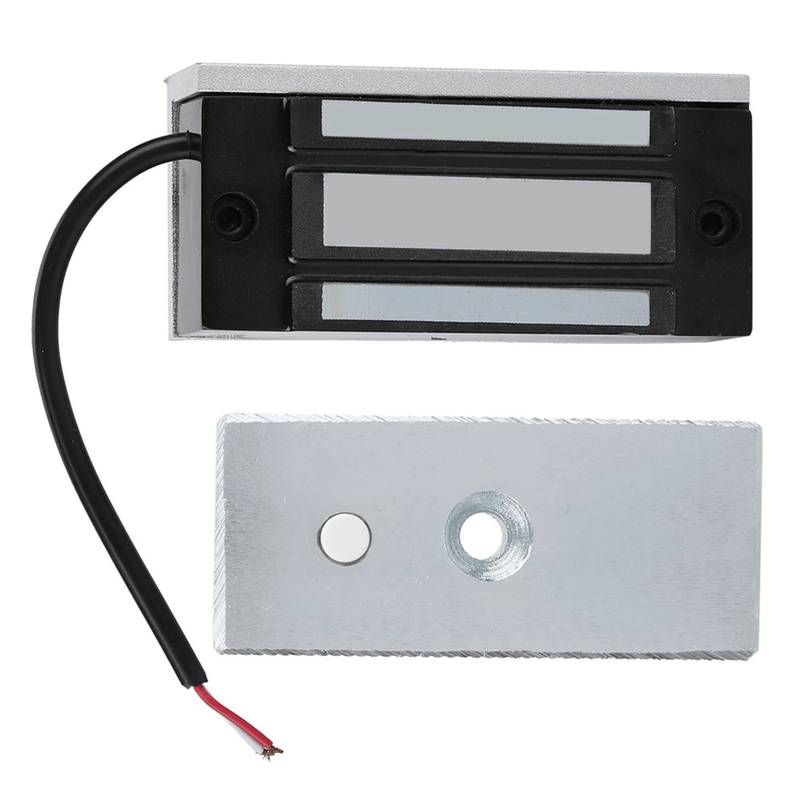 الأمن DC24V قفل كهرومغناطيسي صغير مستقر قفل الباب المغناطيسي الإلكتروني 60 كجم القوة القابضة السلطة على قفل سهلة التركيب #4