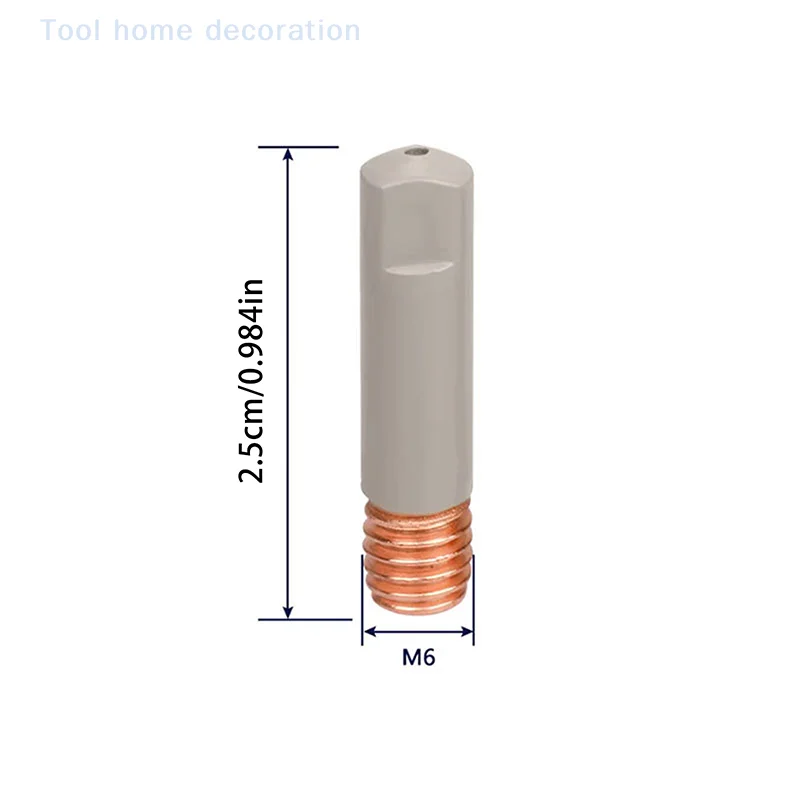 5pcs MB15AK Welding Nozzle Tips Coating Protect Gas Nozzle Tip 0.8mm MIG Welding Tool Parts