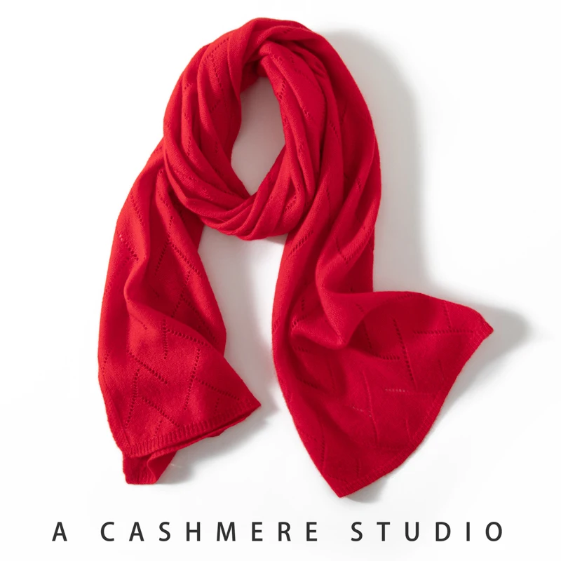 

ZYCZCXX Высокое качество 100% кашемировый шарф для женщин, зимние мягкие теплые повседневные вязаные шарфы, однотонный длинный женский шарф