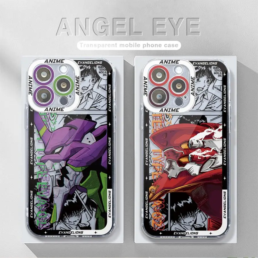 G-Genesis E-Evangelions Phone Case for iPhone 14 15 Pro Max 11 12 Mini 13 Pro Max SE 8 7 Plus XR X XS Max Soft TPU