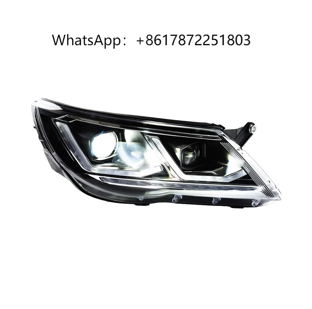 

Car for Tiguan 2009-2012 MK1 5N LED Headlights Assembly Upgrade Bifocal Lens Dynamic Lights Hot Auto Accessories