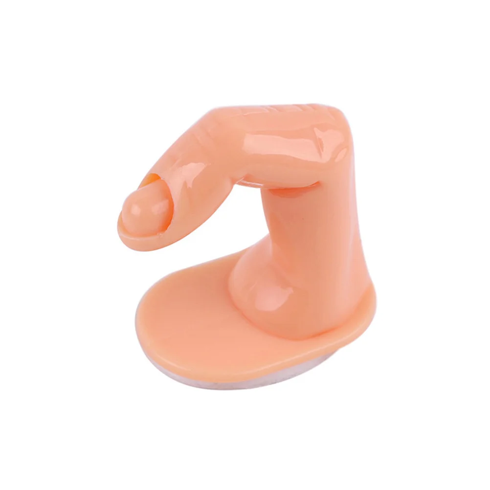 20pcs Fake For Nail Art Portable Manicure Training Tool Beginner Salon Use Practice Fingers For Plastic Nails