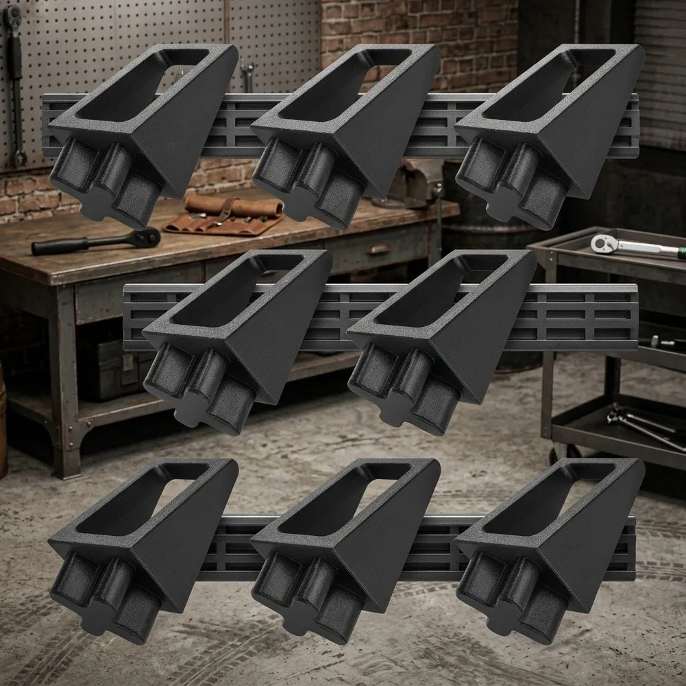 4pcs or 8pcs Black Blocker for Truck Bed For Cargo Management System Track Filler to Secure Gear During Transit