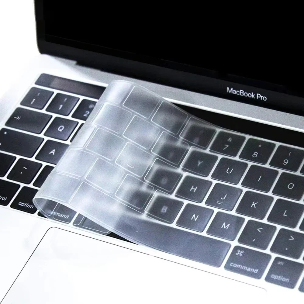 

Keyboard Cover for Macbook Air 13 Pro 13 15 Touch Bar ID Silicone Protector Skin Case A1369 A1466 A1278 A1425 A1502 A1286 A1398